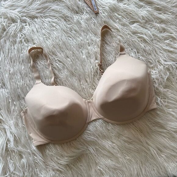 Skims Fits Everybody T-Shirt Bra Sand Size 44DDD - Picture 2 of 11